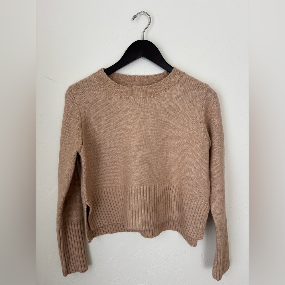 Chelsea & Violet Tan Crewneck Sweater
